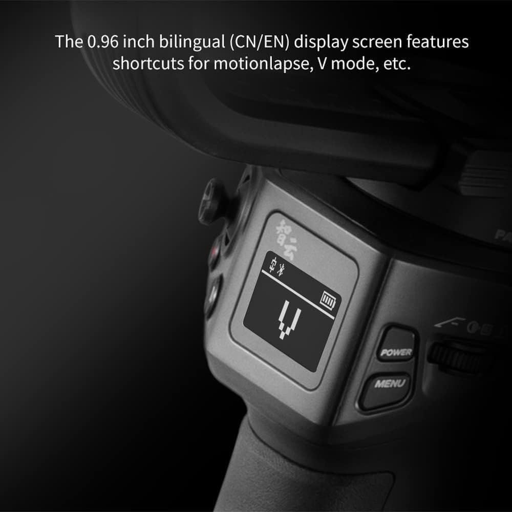 Zhiyun Weebill 3S Combo 3-Axis Gimbal Stabilizer for DSLR and Mirrorless Camera Compatible with Sony Nikon Canon Panasonic LUMIX Extendable Sling Grip Integrated Fill Light PD Fast Charge