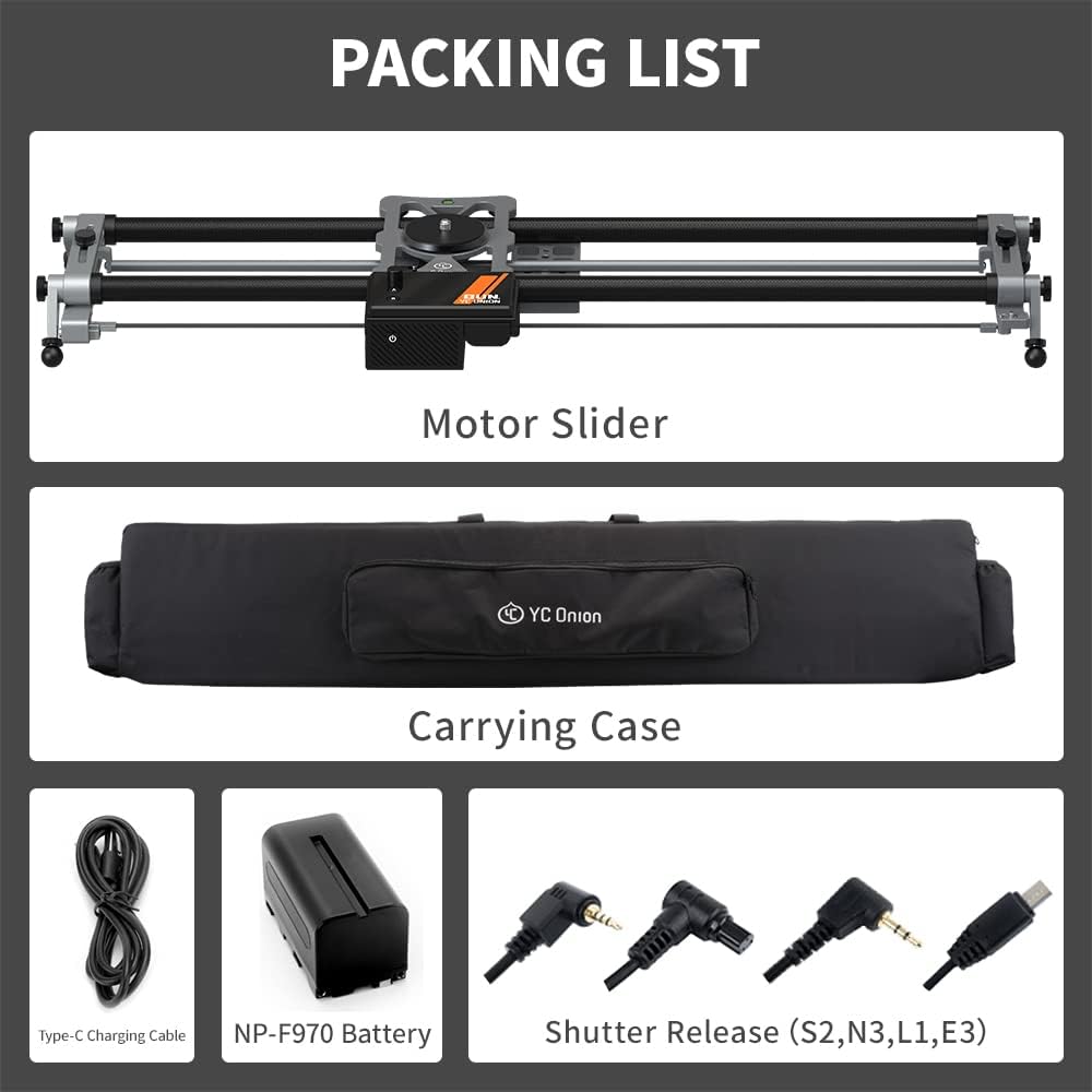 100cm Slider Motorized Camera Slider Video Camera 4 Axis Link and Crane Webill Smooth Series/Ronin RS2/RS3 Pro Stabilizer, Video & Time-Lapse Mode, Carbon Fiber Rail High Load