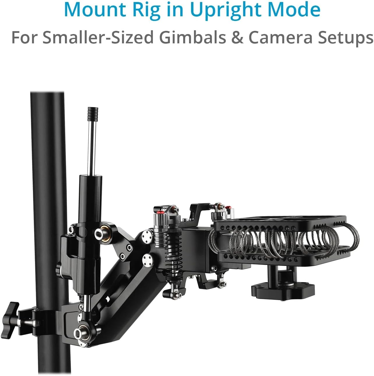 PROAIM Air-Wave V5 Camera Vibration Isolator Arm for Small Camera Gimbal Setup. Payload up to 3kg/6.6lb to 7kg/15.4lb (VI-ARWV-5)