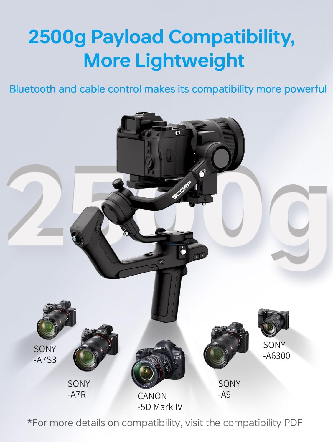 FeiyuTech SCORP 2 Camera Gimbal with Focus Motor Module