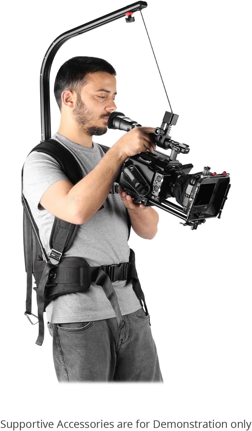 FLYCAM Flowline Starter for Camera & Gimbals. Support Bar with 180° Rotation. Payload up to 7.5 kg / 16 lb. Minimum Weight Required- 3kg/6lb (B-FLCM-FLN-01)