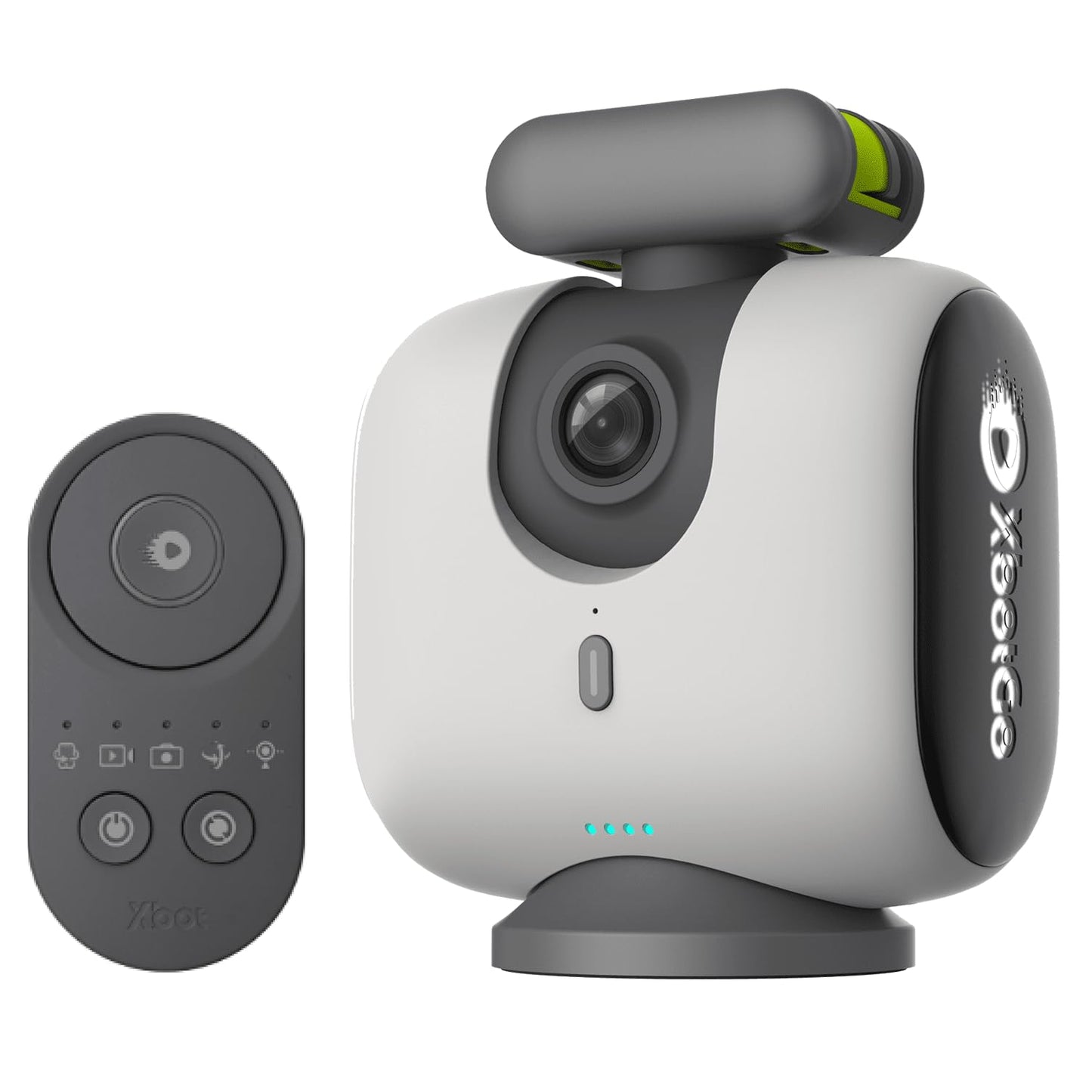 Chameleon AI Auto Sports Action Camera - 4K 60FPS Soccer Camera and Basketball Tracking Camera for Team Sports, Live Streaming, No Subscription, Works with iOS & Android (Lemon Green)
