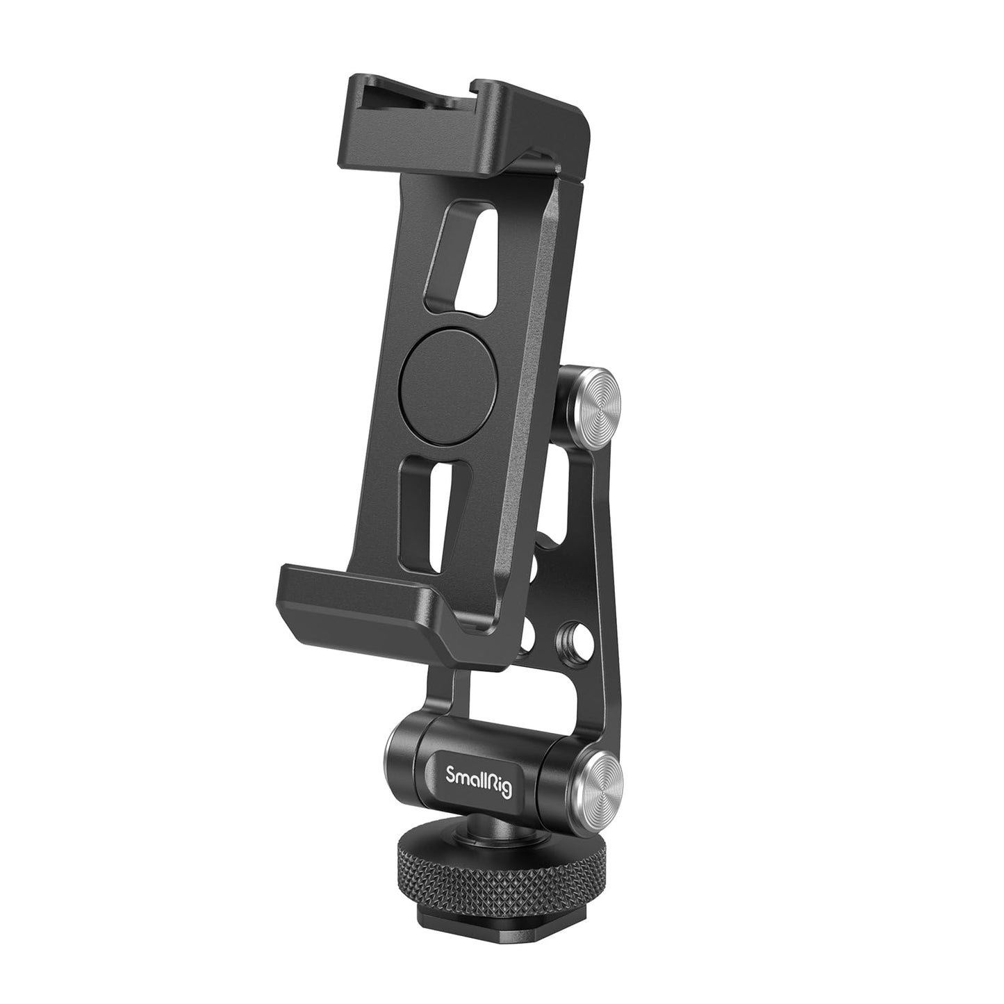 SmallRig Phone Support for DJI Stabilizers, Adjustment Phone Mount Adapter with 1/4"-20 Threaded Hole, Cold Shoe for DJI RS 4 Mini/RS 4 Pro/RS 3 /RS 3 Pro/RS 3 Mini/RS 2 / RS C2 / R S/R SC - 4301