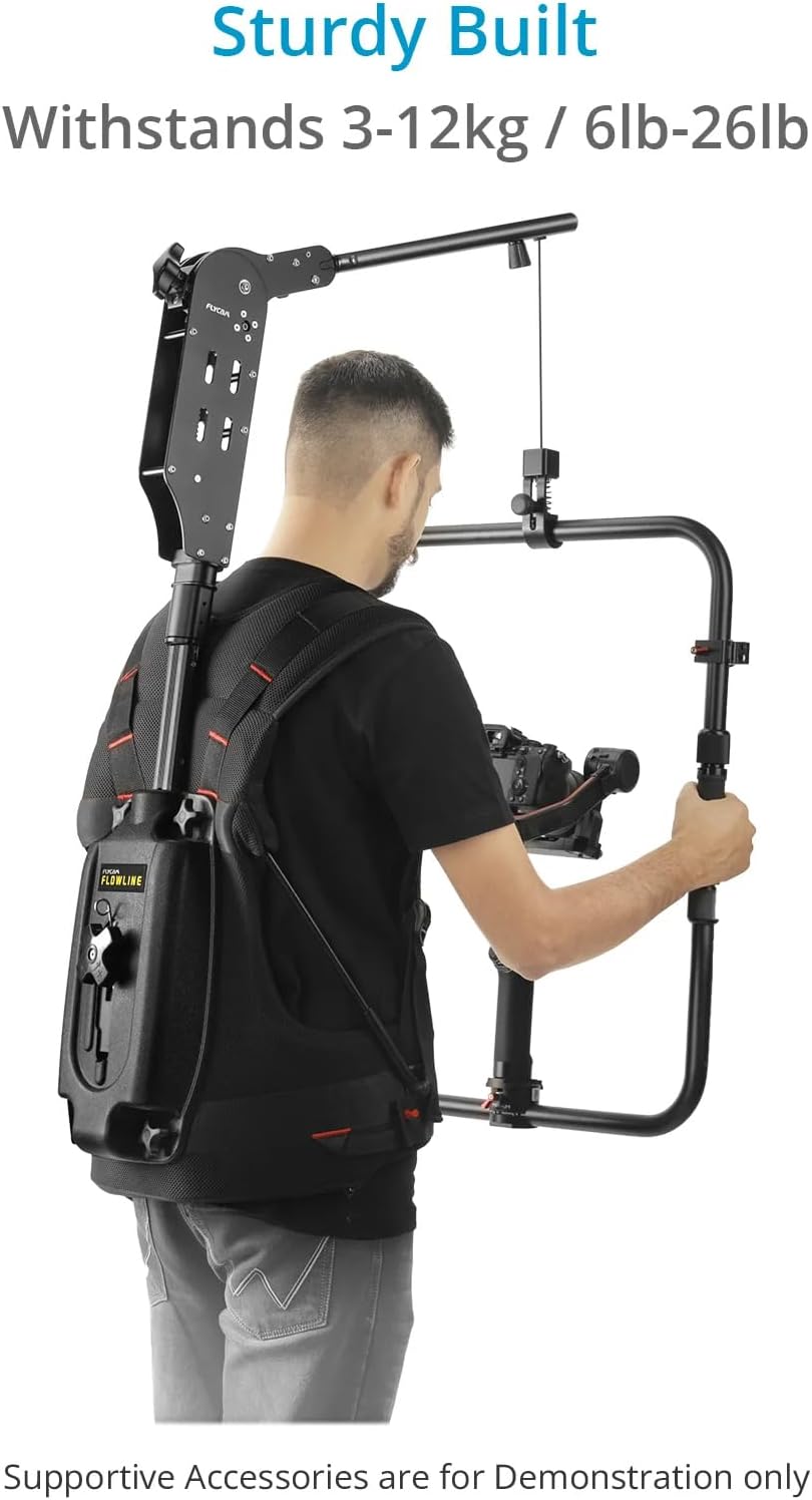 FLYCAM Flowline Edge V1 Stabilization Arm for Flowline Rigs & Cameras Gimbals. Payload up to 3-12kg/6lb-26lb. Arm Rotation: 180°. (FLCM-Edge-V1)