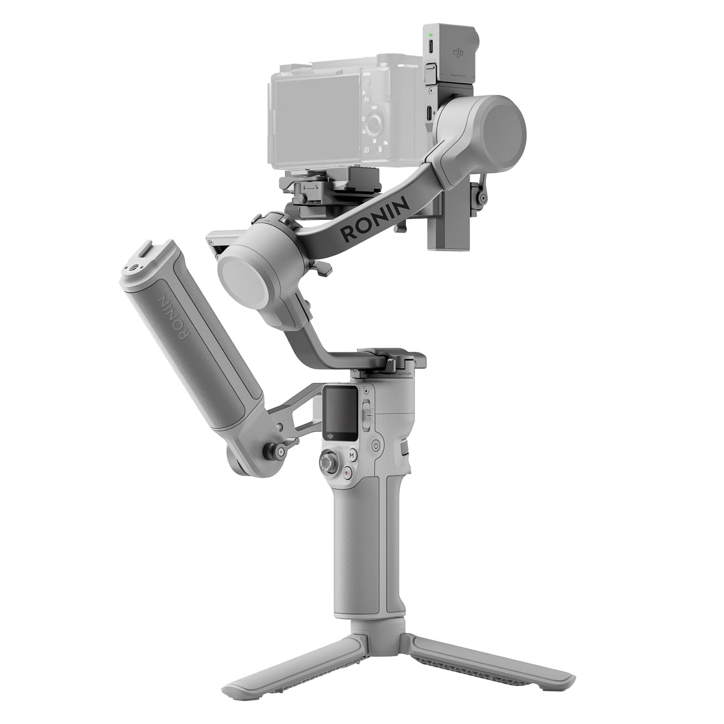 DJI RS 4 Mini, Gimbal Stabilizer for Cameras Canon/Sony/Panasonic/Nikon/Fujifilm, Auto Axis Locks, 2kg/4.4lbs Payload, Intelligent Tracking, Camera Gimbal, Camera Stabilizer, Native Vertical Shooting