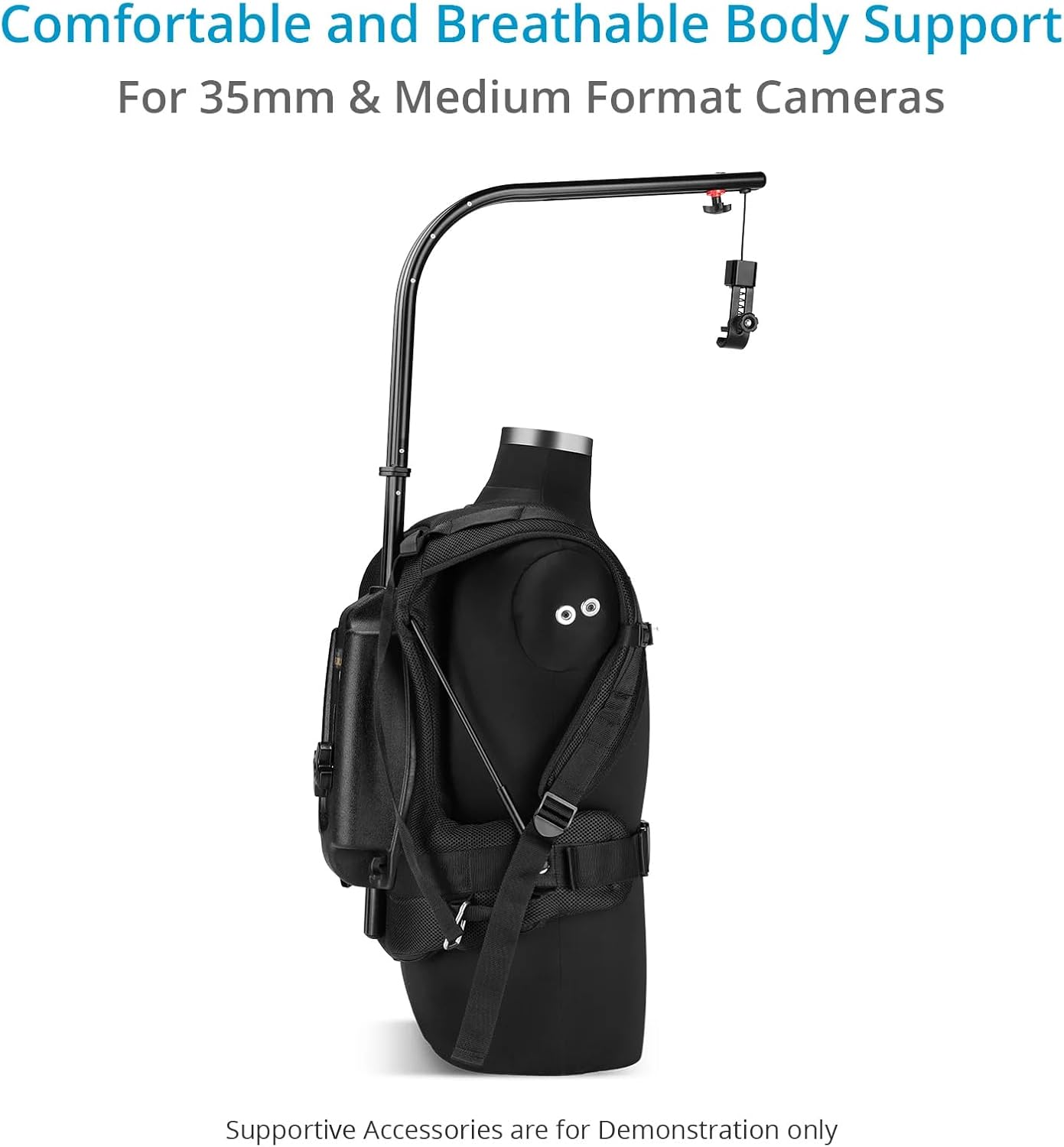 FLYCAM Flowline Starter for Camera & Gimbals. Support Bar with 180° Rotation. Payload up to 7.5 kg / 16 lb. Minimum Weight Required- 3kg/6lb (B-FLCM-FLN-01)