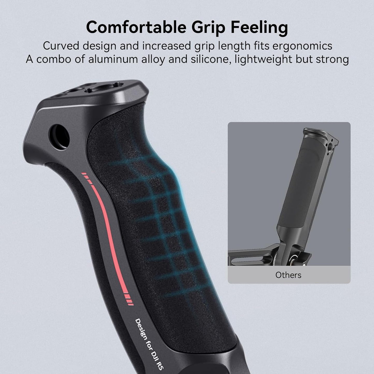 SmallRig Adjustable Sling Handgrip Gimbal Sling Handle for DJI RS 4 Mini, RS 4, RS 4 Pro, RS 3 Mini, RS 3, RS 3 Pro, RS 2, RSC 2 Stabilizer, 13.2lb Load, Ergonomic Grip for Low Angle Shots