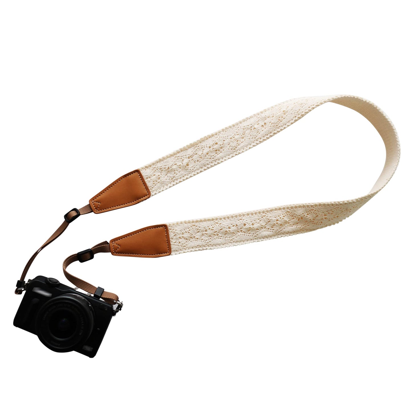 Original Design Personalized Adjustable Camera Strap Super Colorful & Cute Pompom Tassel, Fit for Canon Nikon Sony Olympus Interchangeable Lens Digital Camera/DSLR etc.