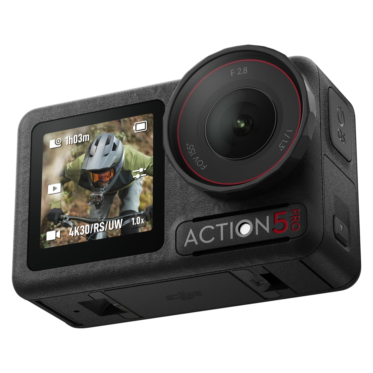 DJI Osmo Action 5 Pro Standard Combo, Waterproof Action Camera with 1/1.3" Sensor, 4K/120fps Video, Subject Tracking, Stabilization, Dual OLED Touchscreens, Action Camera 4K Ideal for Sports, Vlog