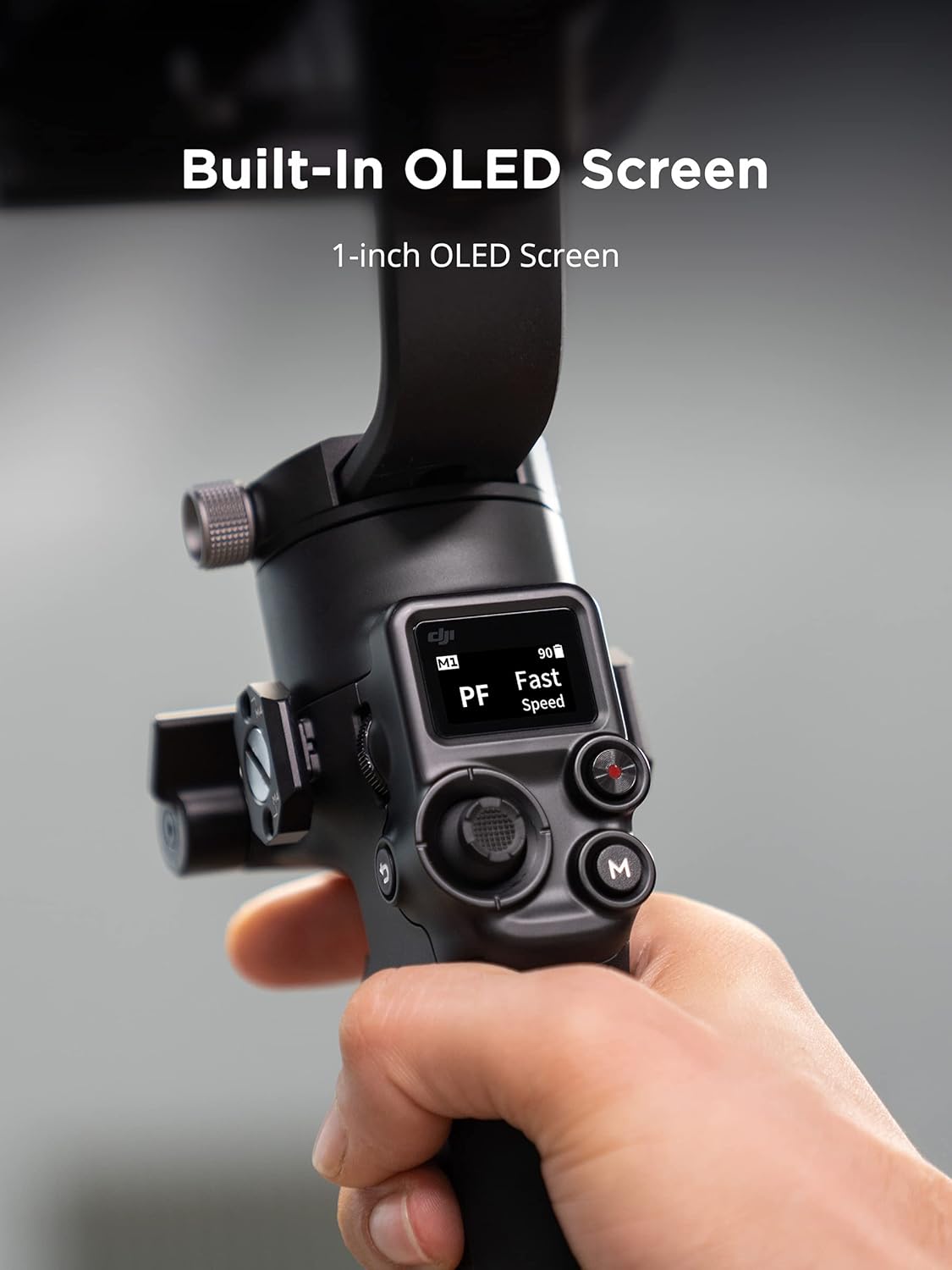 DJI RSC 2 Combo - 3-Axis Gimbal Stabilizer for DSLR and Mirrorless Camera, Nikon, Sony, Panasonic, Canon, Fujifilm, 6.6 lb Payload, Foldable Design, Vertical Shooting, OLED Screen, Black. (Renewed)