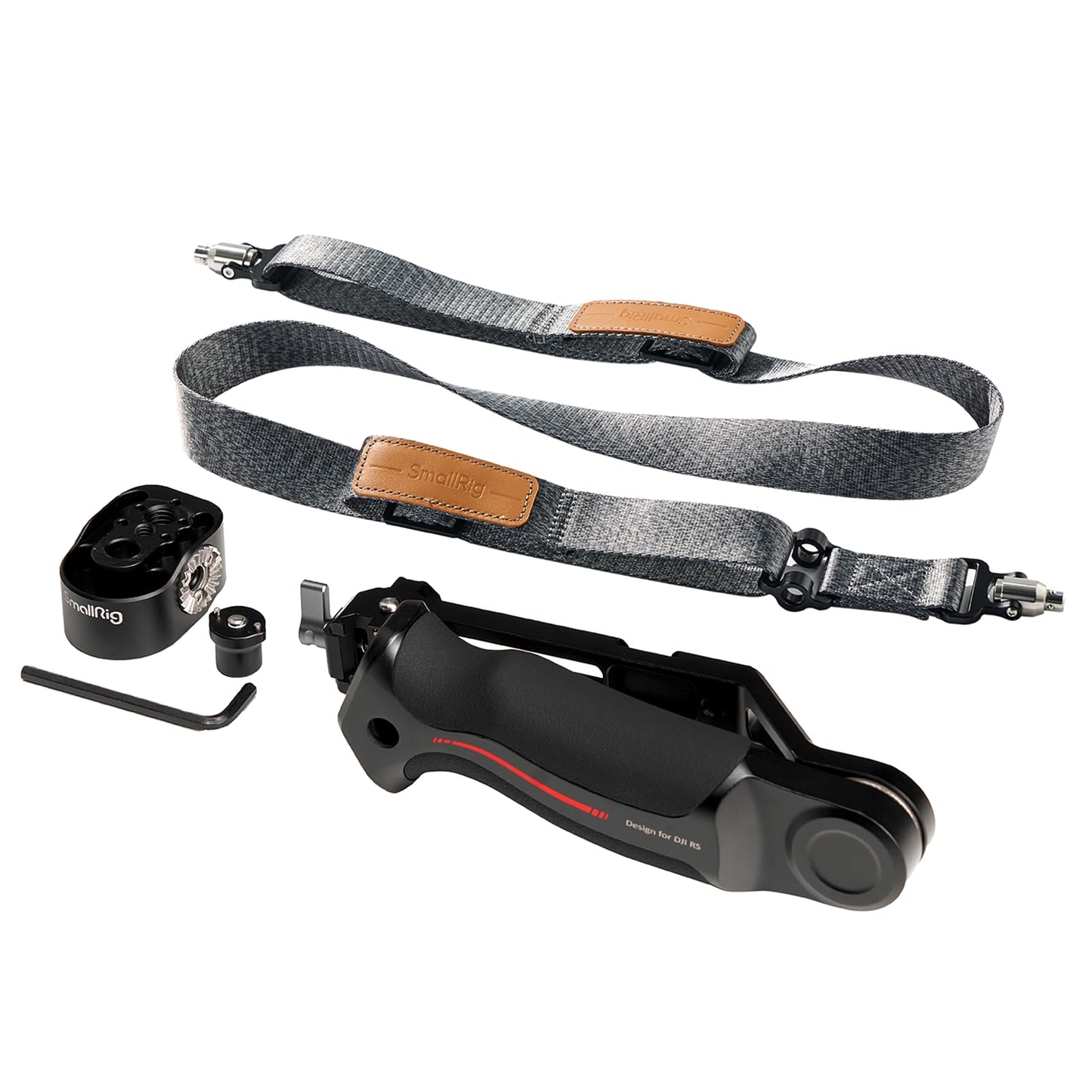 SmallRig Adjustable Sling Handgrip Gimbal Sling Handle for DJI RS 4 Mini, RS 4, RS 4 Pro, RS 3 Mini, RS 3, RS 3 Pro, RS 2, RSC 2 Stabilizer, 13.2lb Load, Ergonomic Grip for Low Angle Shots