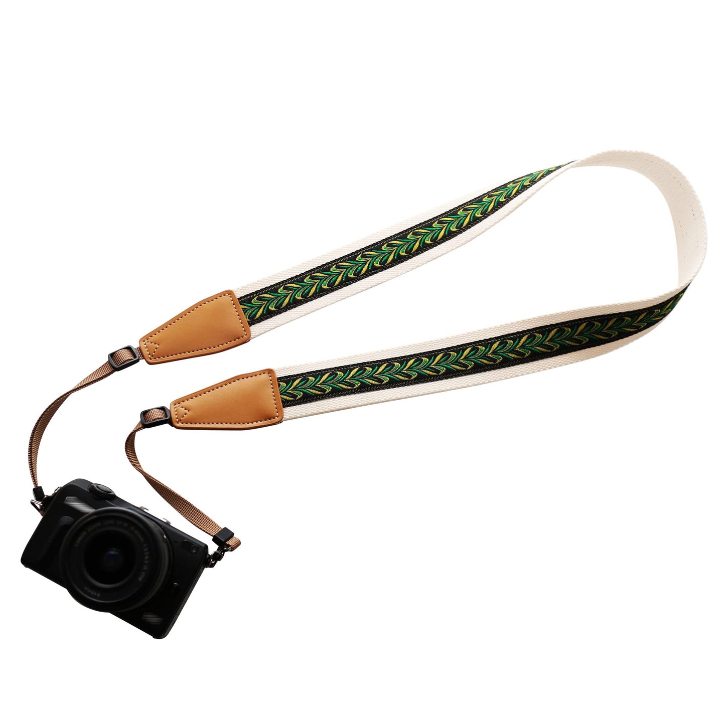Original Design Personalized Adjustable Camera Strap Super Colorful & Cute Pompom Tassel, Fit for Canon Nikon Sony Olympus Interchangeable Lens Digital Camera/DSLR etc.