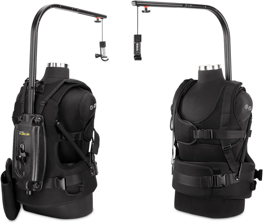 FLYCAM Starter Female Flowline Professional Support for Camera & Gimbals. Breathable Harness (Size S/M/L). Offers Top Bar 180° Rotation & Payload: 3-7.5kg / 6-16lb (B-FLCM-FLN-FM)