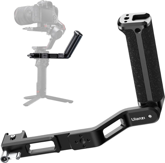 ULANZI CO19 Adjustable Sling Handgrip Gimbal Handle, DJI RS 4/4 Pro, DJI RS 3 Mini /3/3 PRO, DJI RSC 2/RS 2, Flexible 360° Adjustments & Rich Expansion, Ergonomic Grip for Low Angle Shots, Load 5KG