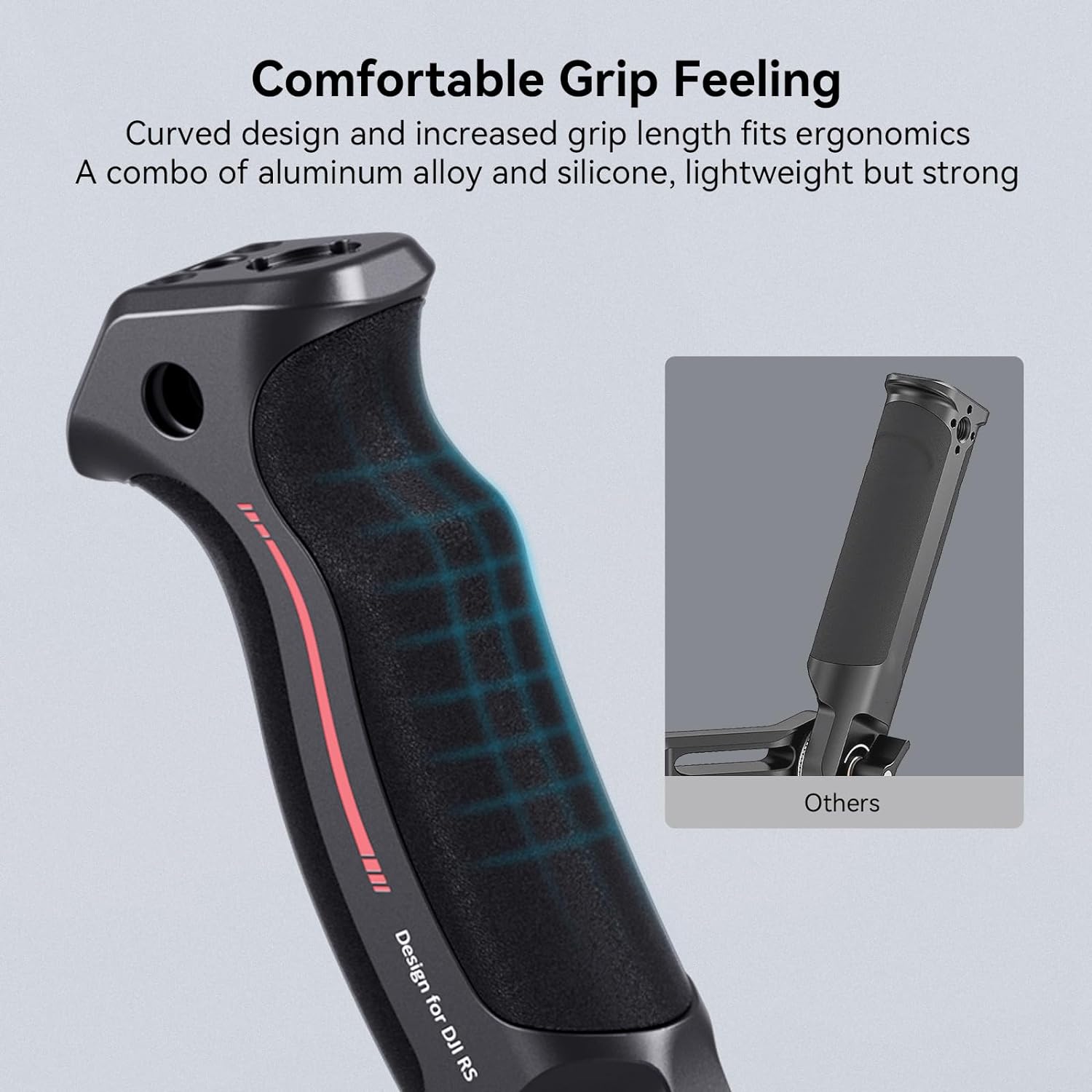 SmallRig Adjustable Sling Handgrip Gimbal Sling Handle for DJI RS 4 Mini, RS 4, RS 4 Pro, RS 3 Mini, RS 3, RS 3 Pro, RS 2, RSC 2 Stabilizer, 13.2lb Load, Ergonomic Grip for Low Angle Shots