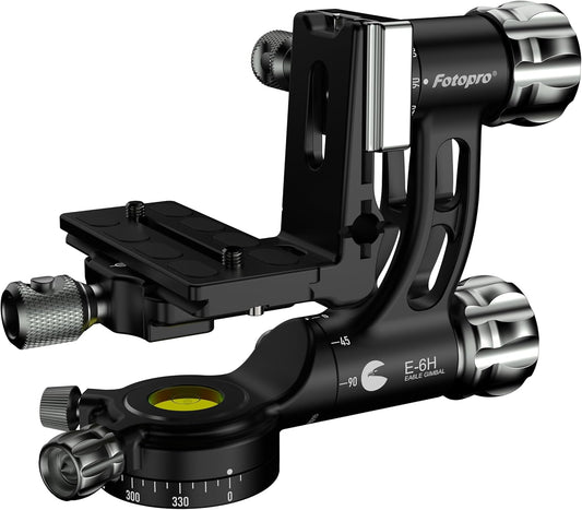 Fotopro E-6H Gimbal Head,Professional Tripod Head, Large Lens Head,Wildlife Photography Head, Sports Photography Head, Astrophotography Head