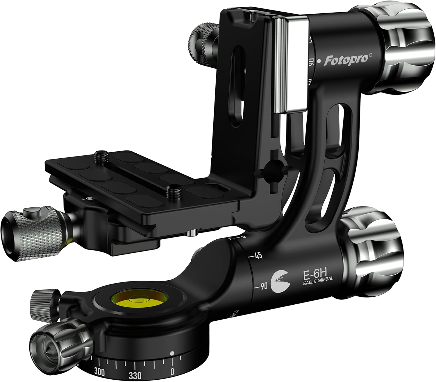Fotopro E-6H Gimbal Head,Professional Tripod Head, Large Lens Head,Wildlife Photography Head, Sports Photography Head, Astrophotography Head