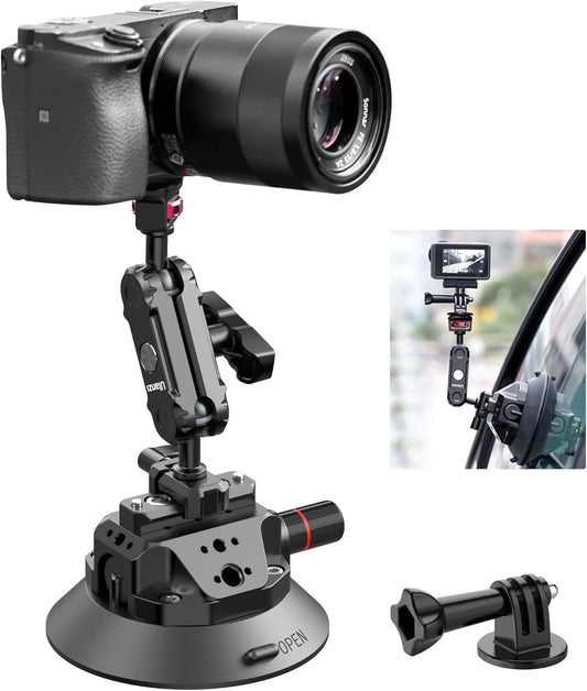 ULANZI SC-02 Suction Mount Magic Arm Bracket for DSLR Cameras Action Camera Video Shooting