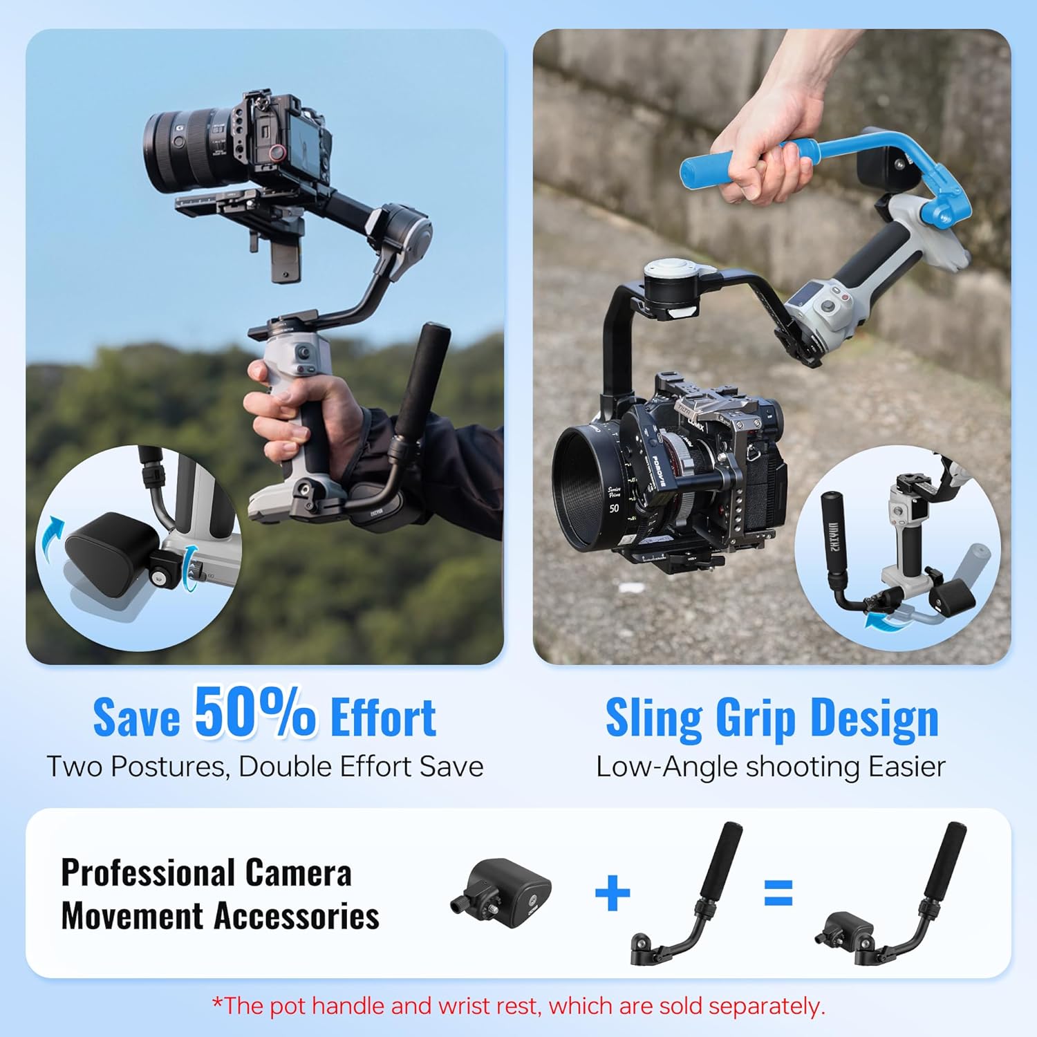 ZHIYUN Crane 4E [Official] Gimbal Stabilizer for Camera, Handheld 3 Axis DSLR Gimbal Stabilizer for Canon/Nikon/Sony with Tripod, Native Vertical Shooting, Video Recording, Specialty Expansion